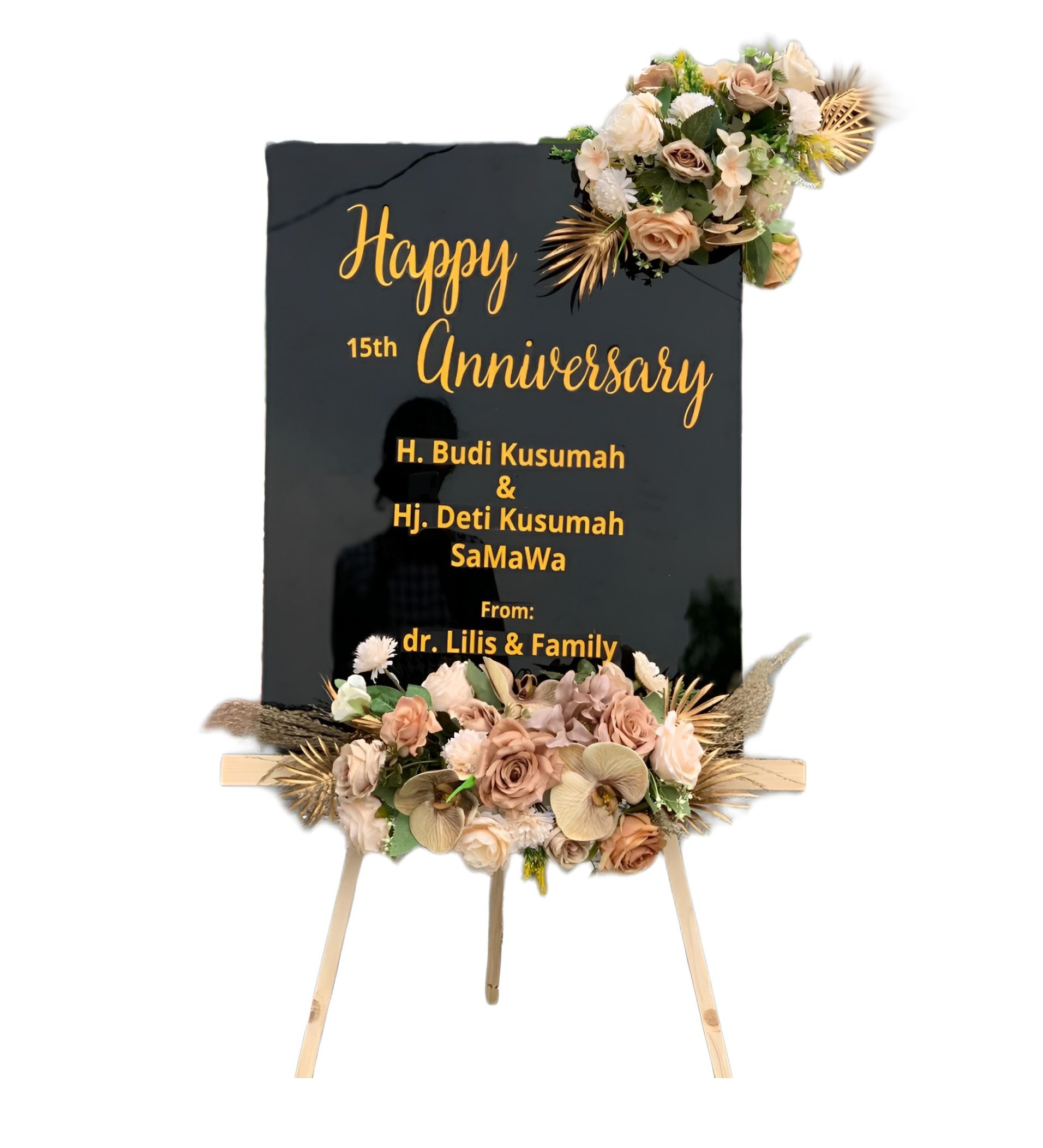 Papan Bunga Akrilik Blanakan