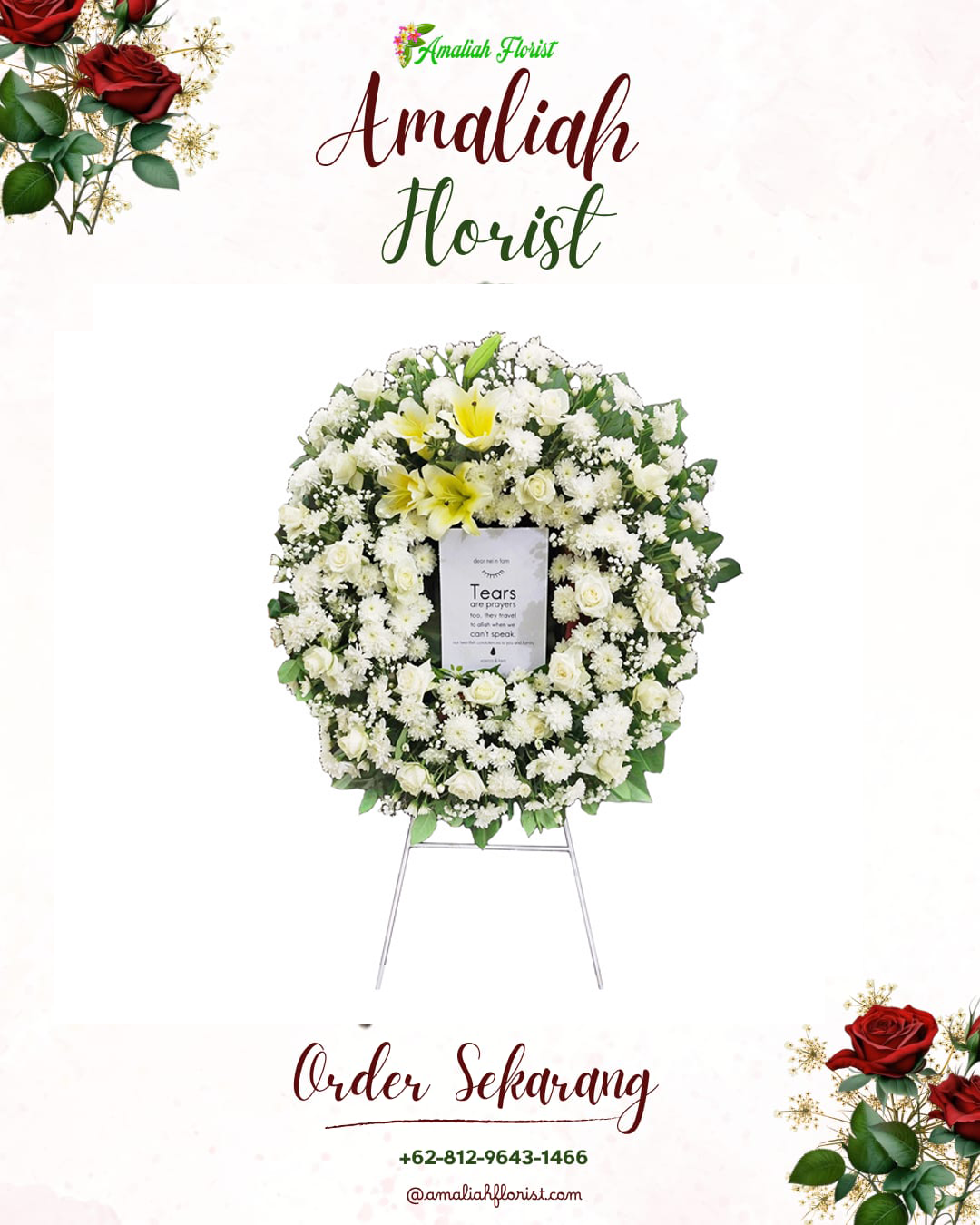 Krans Bunga Duka Blanakan